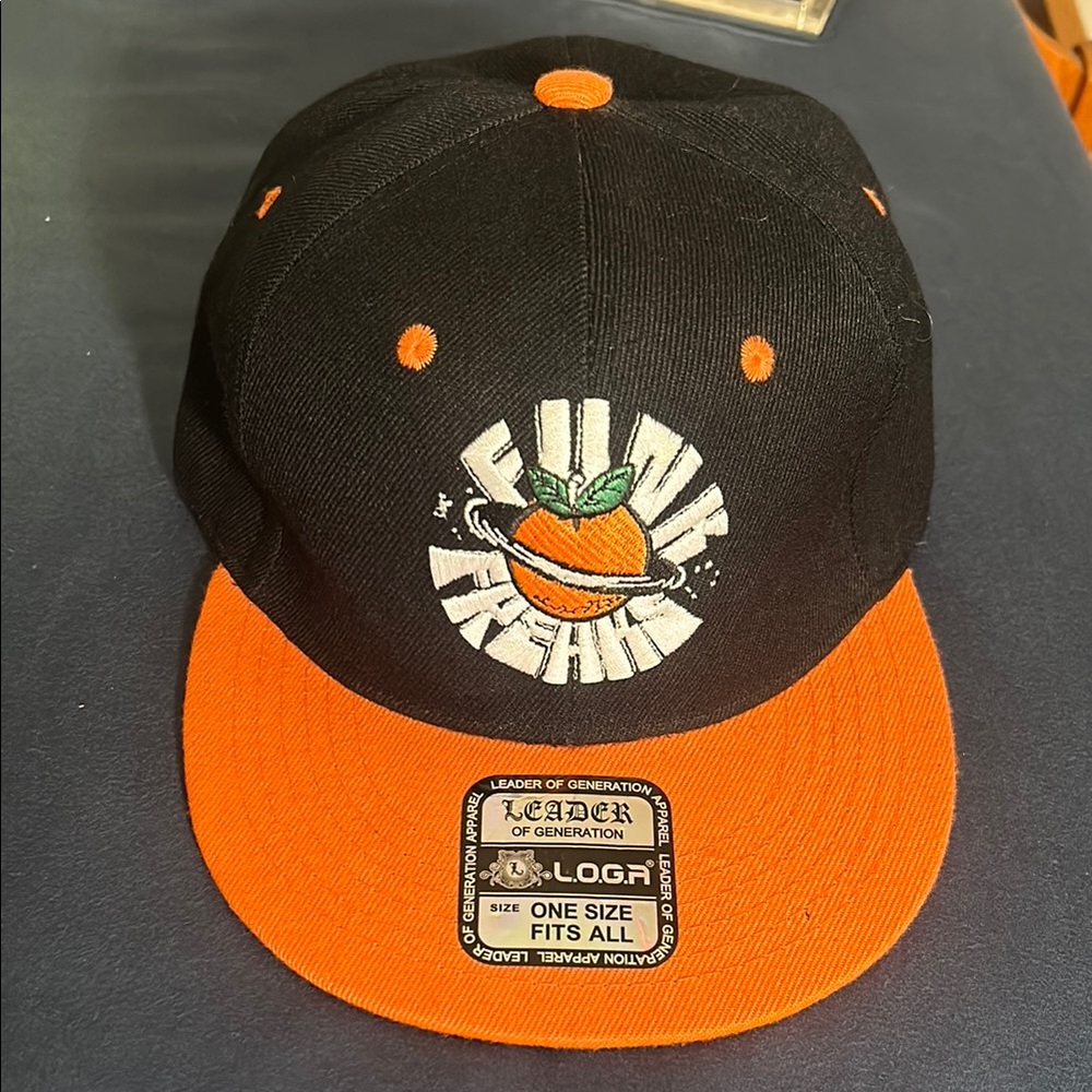 New Hat Funk Freaks Cap - Black and Orange